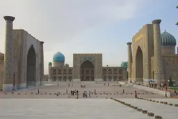 Площадь Регистан в Самарканде